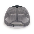 SDF Louisville 727 hat — black front with gray mesh — back view